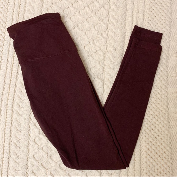 Lysee Burgundy legging sz S full length - Picture 4 of 4